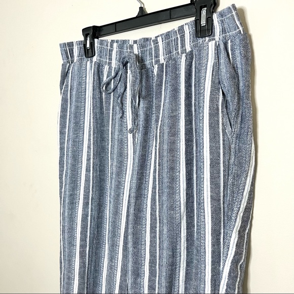 Briggs Linen Blend Striped Pants - Picture 4 of 6